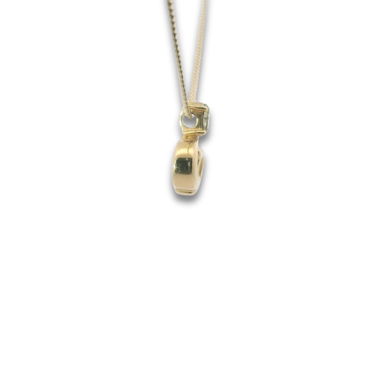 Dior Gold CD Crystal Necklace
