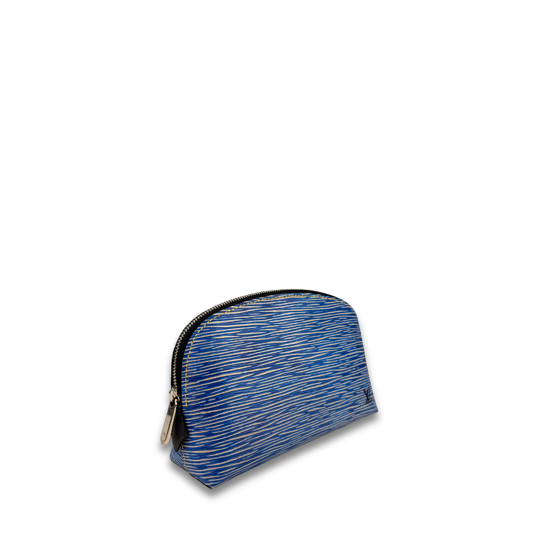 Louis Vuitton Denim Epi Leather Cosmetic Case