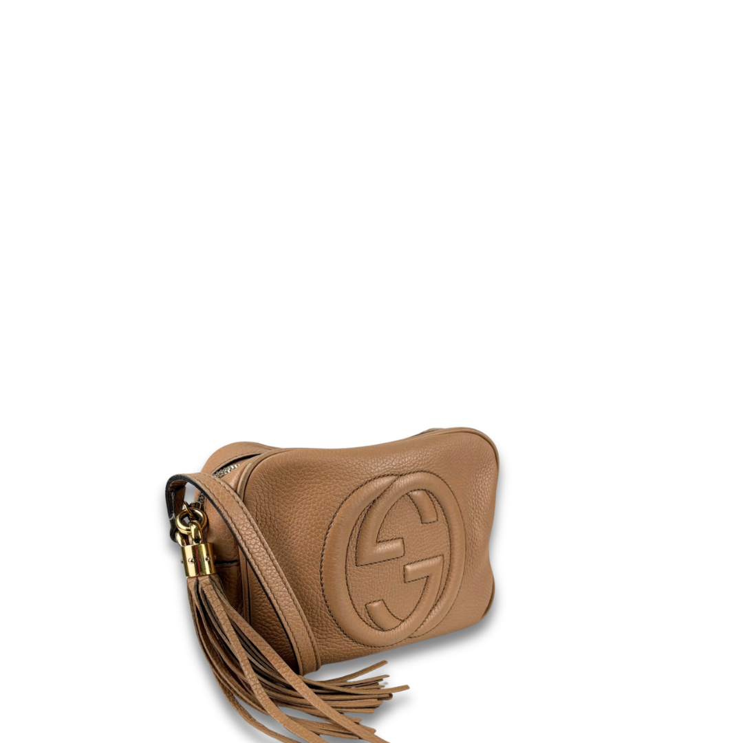 Gucci Beige Soho Disco Crossbody