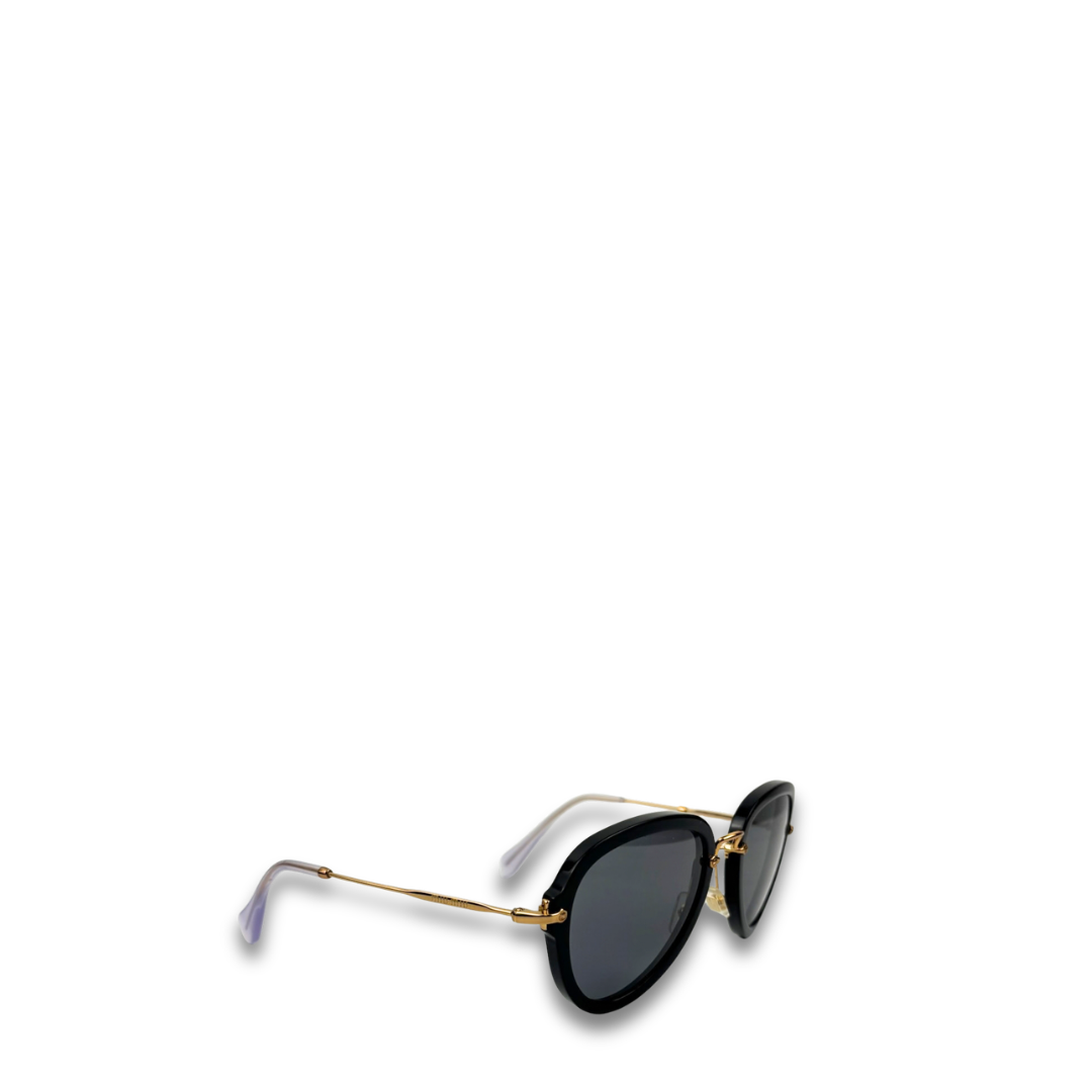 Miu Miu Black Aviator Sunglasses