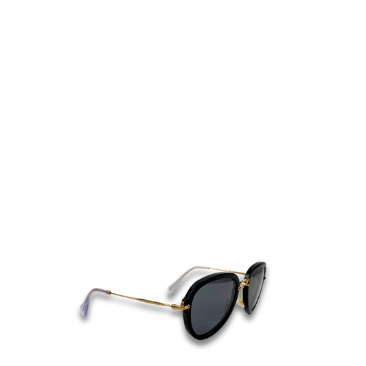 Miu Miu Black Aviator Sunglasses