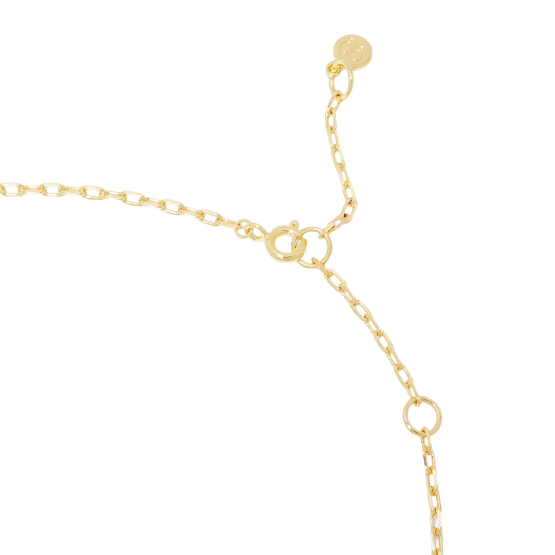Gorjana Sunset Etched Necklace