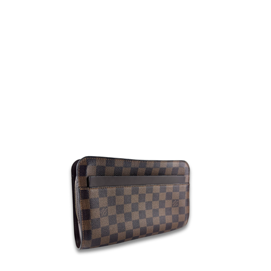 Louis Vuitton Damier Ebene Saint Louis Wristlet Clutch