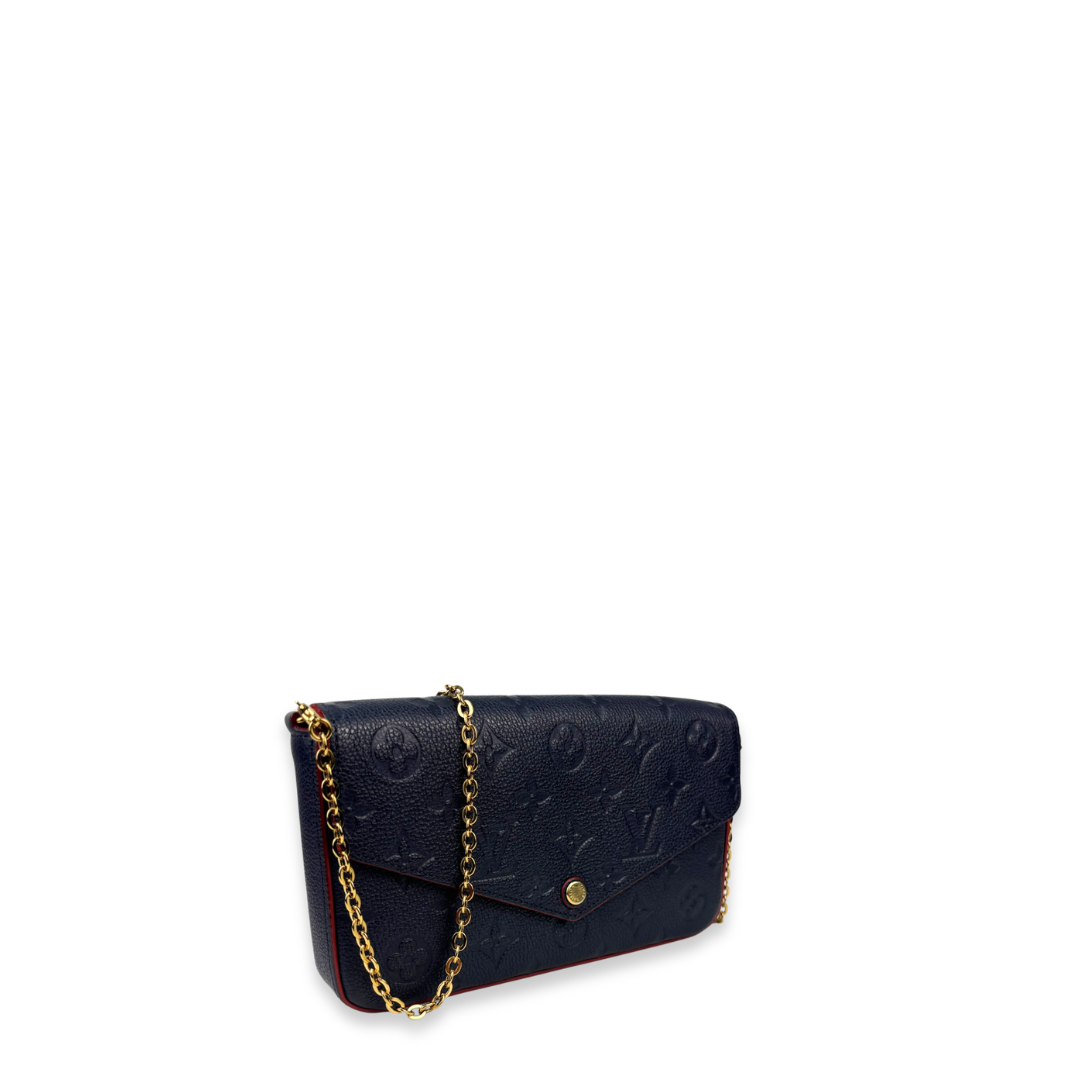 Louis Vuitton Navy Empreinte Pochette Felicie