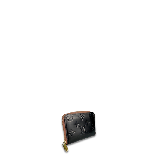 Louis Vuitton Black Monogram Mat Zippy Coin Purse