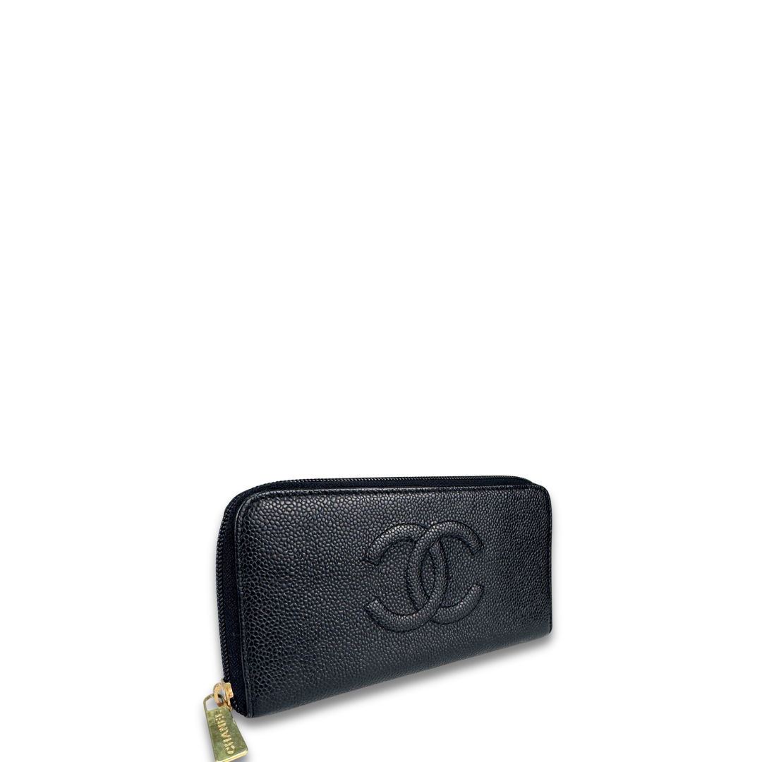 Chanel Caviar Zipper Wallet