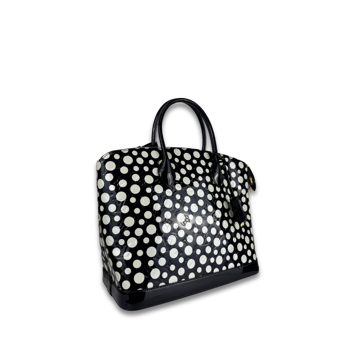 Louis Vuitton Kusama Infinity Dots Vernis Lockit MM