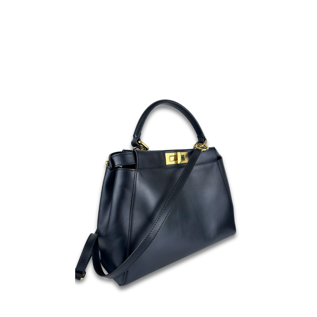 Fendi Black Medium Peekaboo