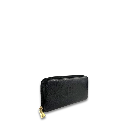 Chanel CC Timeless Zip Around Wallet