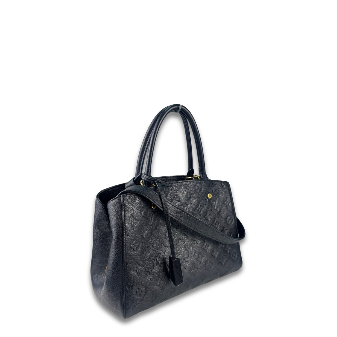 Louis Vuitton Black Empreinte Montaigne MM