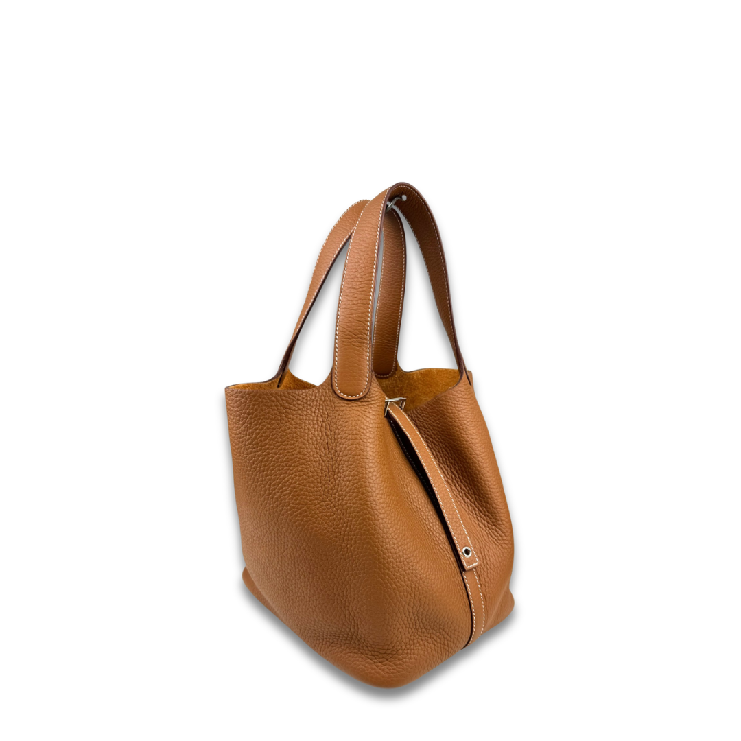 Hermès Clemence Picotin Lock 22 Gold