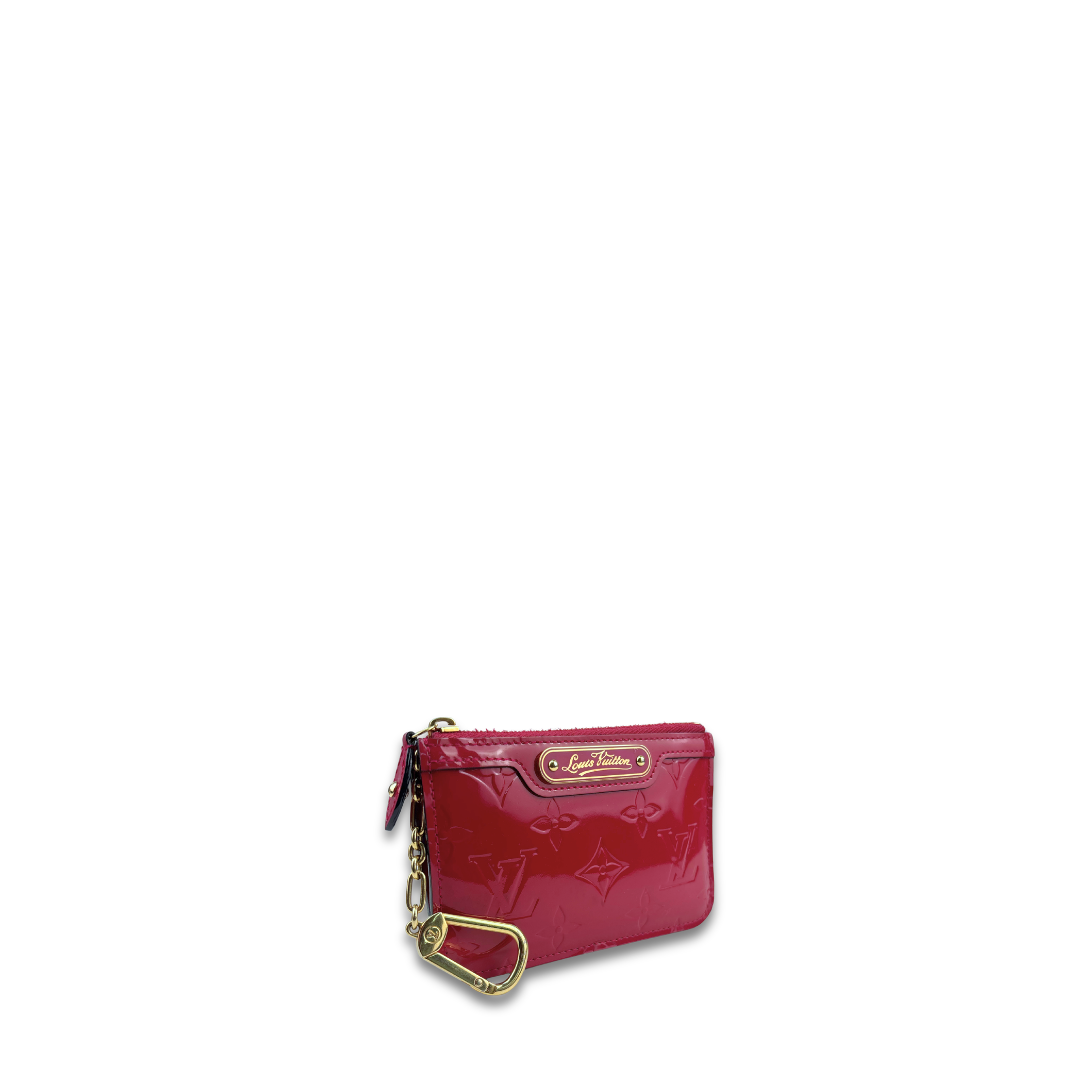 Louis Vuitton Pink Vernis Key Pouch