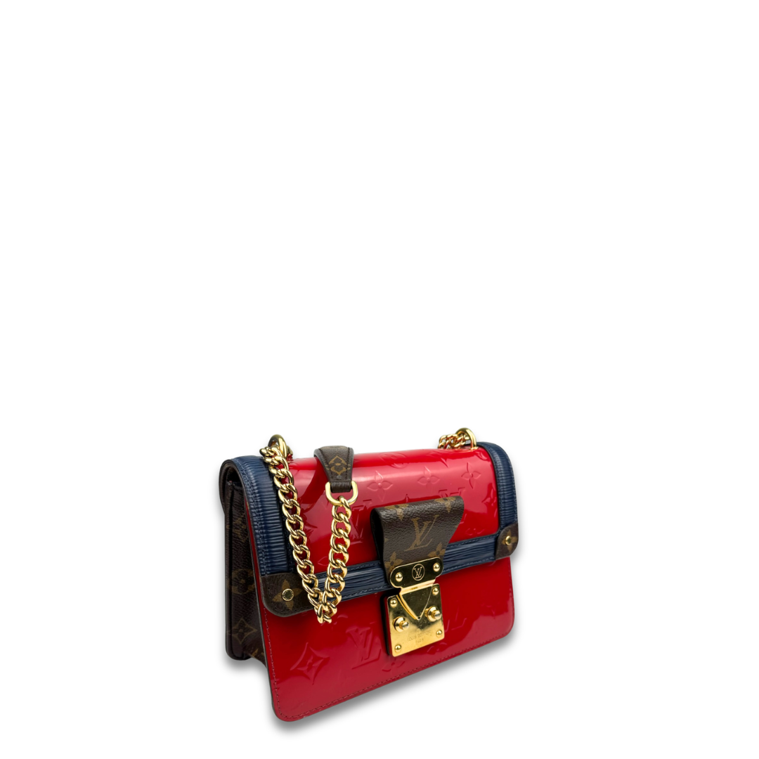Louis Vuitton Red Vernis Wynwood Bag