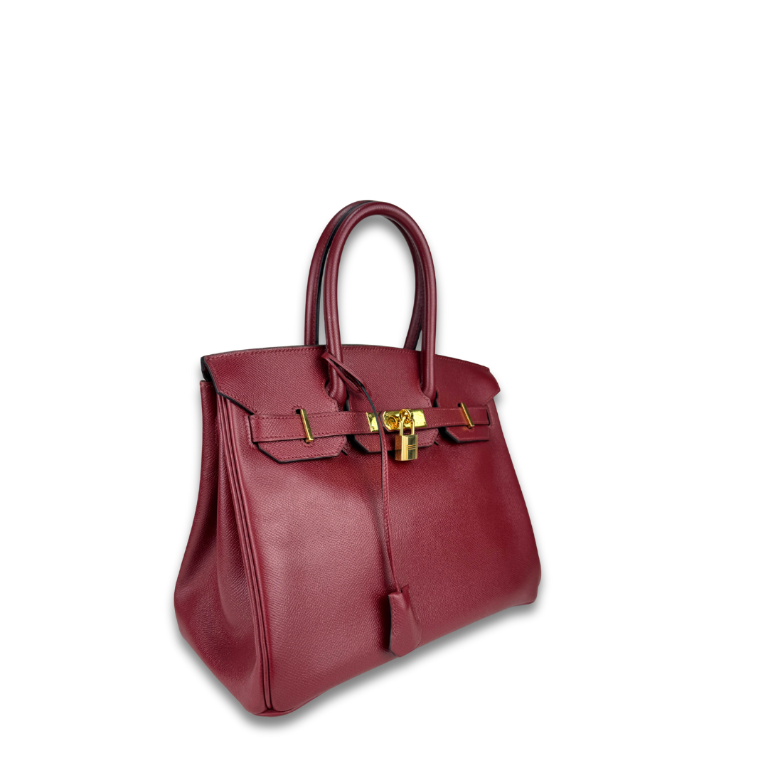 Hermès Epsom Birkin 30 Rouge H