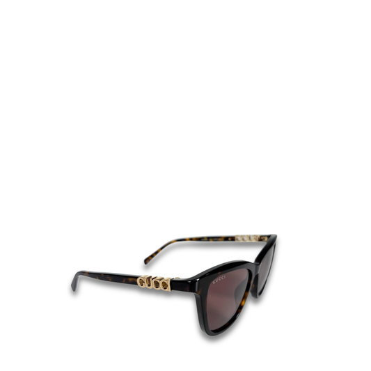 Gucci Tortoiseshell Cateye Sunglasses