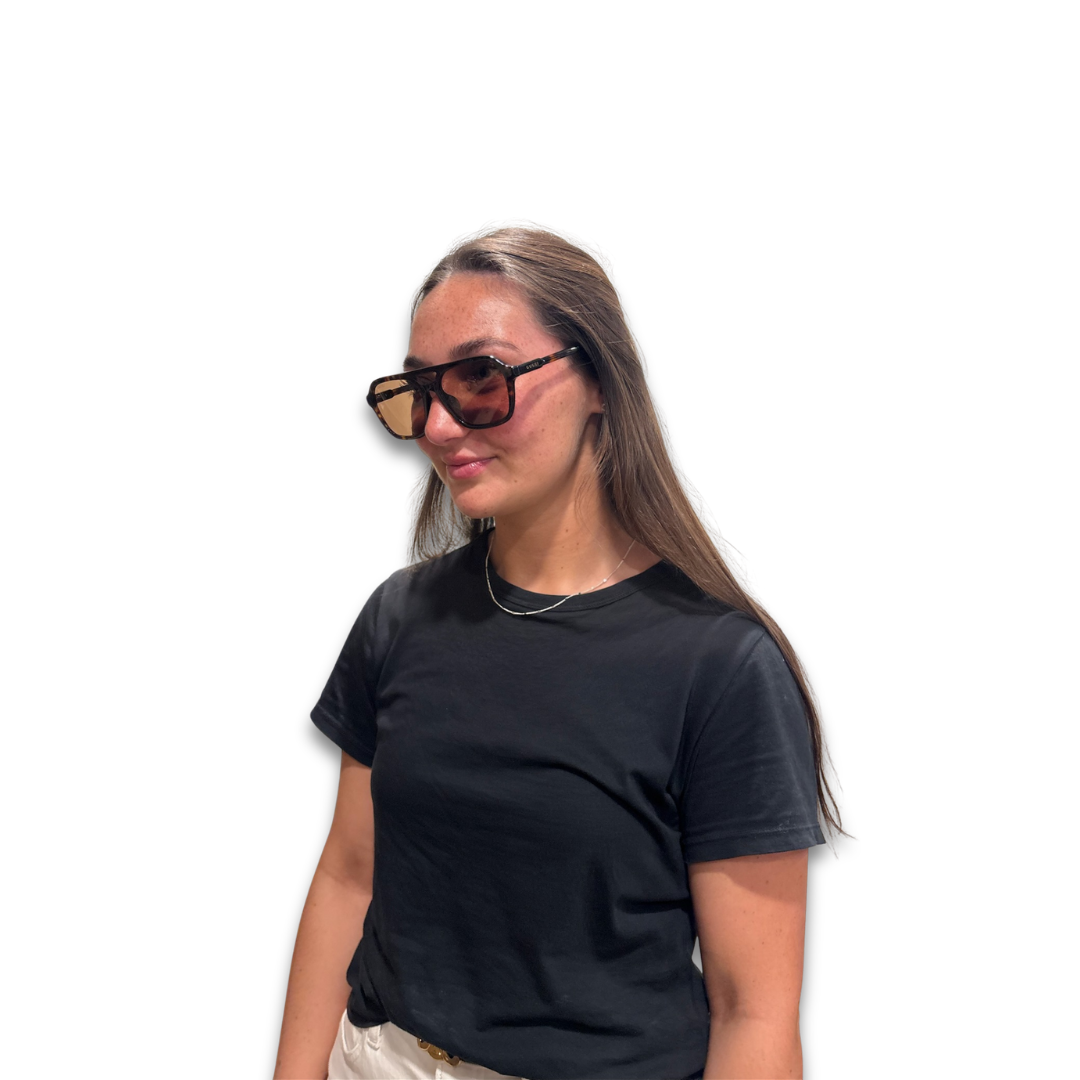 Gucci Tortoiseshell Aviator Sunglasses