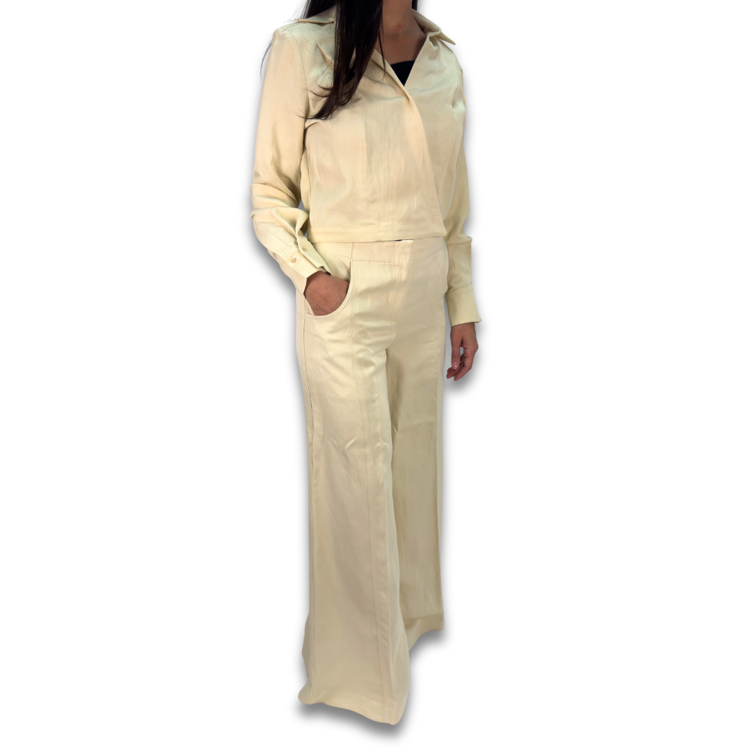 TWP Ivory Trouser Set - Size XS/0