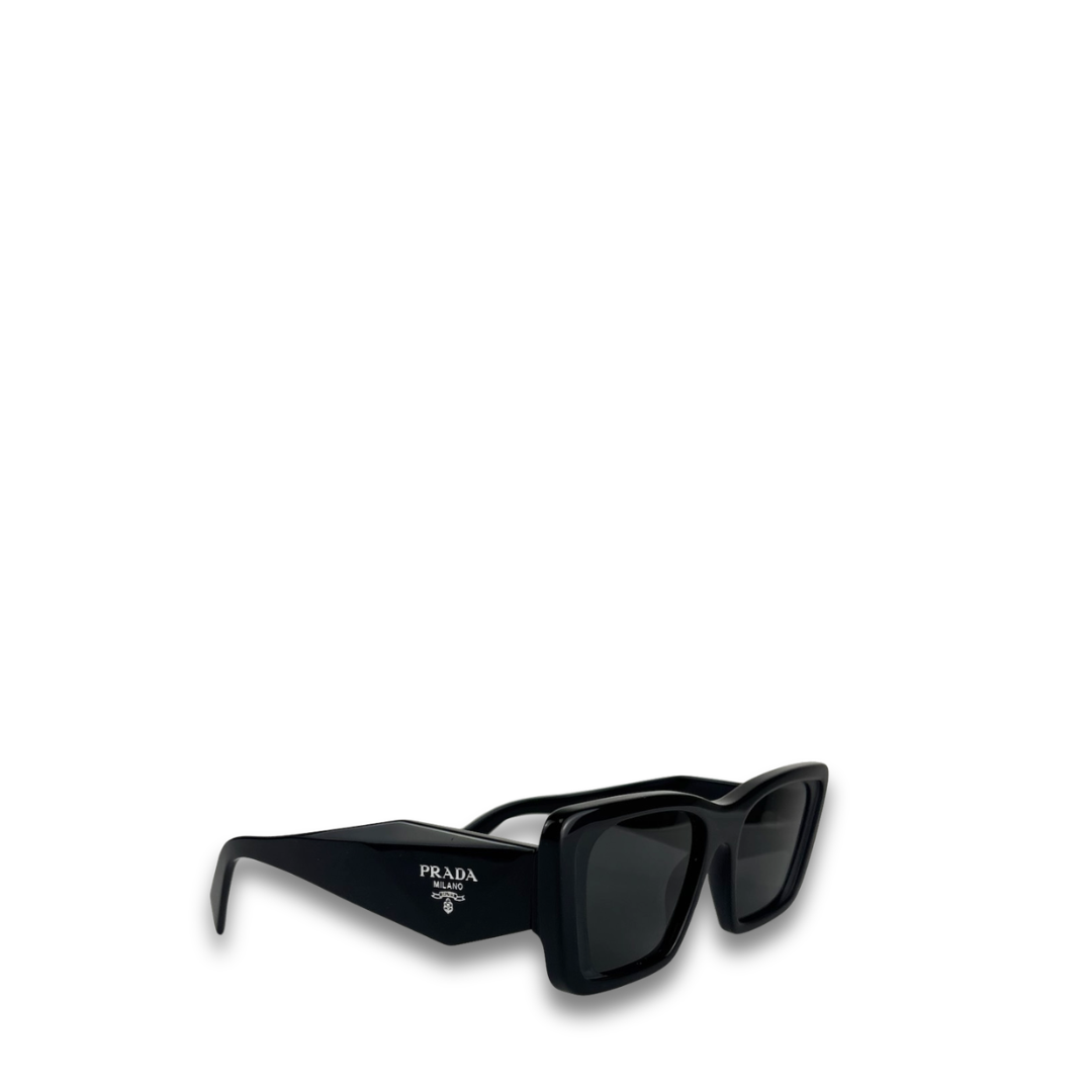 Prada Black Rectangular Sunglasses
