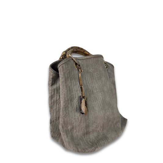 Louis Vuitton Embossed Suede Whisper GM