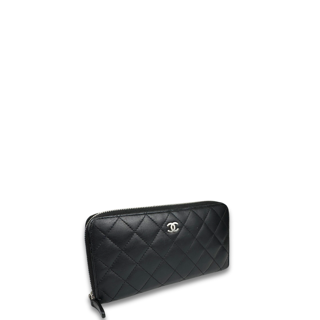 Chanel Classic Lambskin Long Zipper Wallet