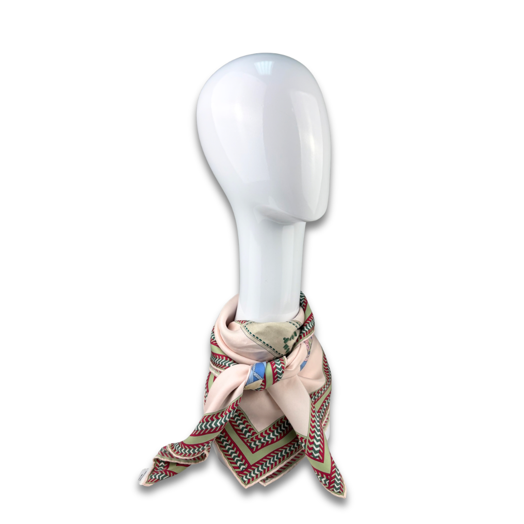 Hermès 'Selle Des Steppes' Silk Scarf 90