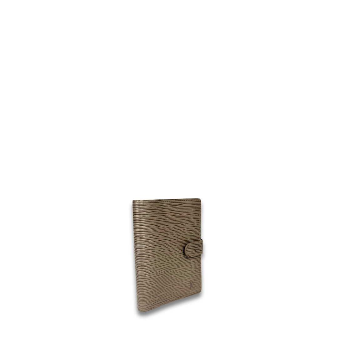 Louis Vuitton Grey Epi Leather Agenda PM