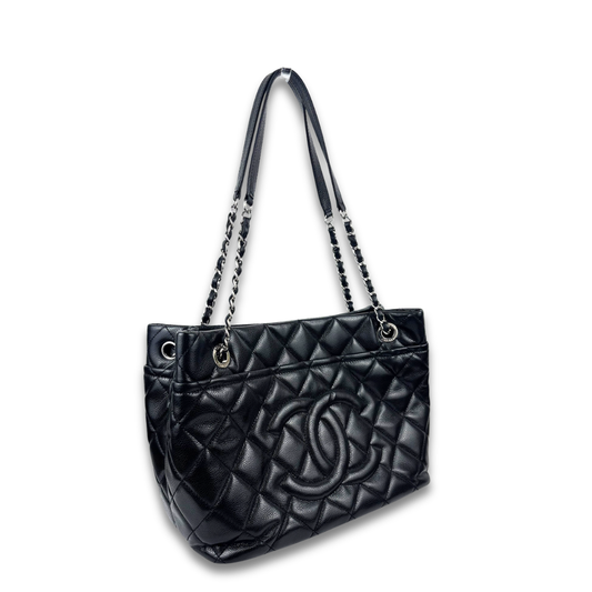 Chanel Black Caviar Soft Timeless CC Tote