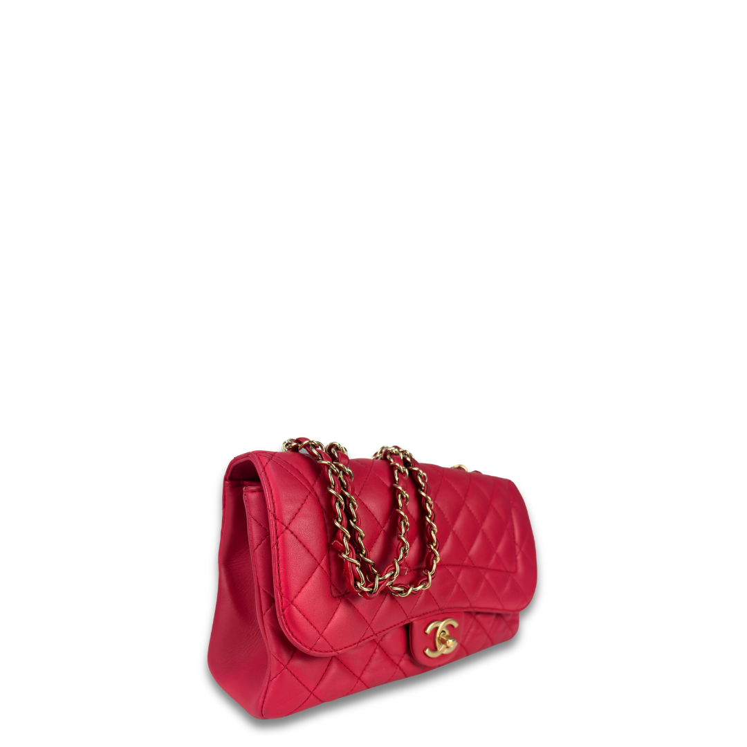 Chanel Red Paris-Seoul Mademoiselle Chic Flap Bag