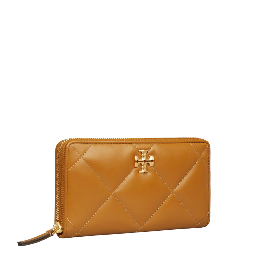 Tory Burch Kira Diamond Quilt Zip Continental Wallet