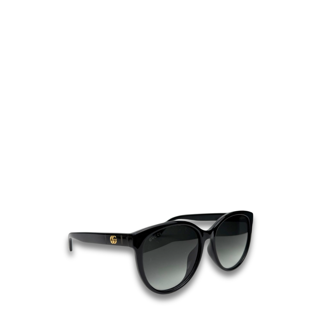 Gucci Black Round Sunglasses