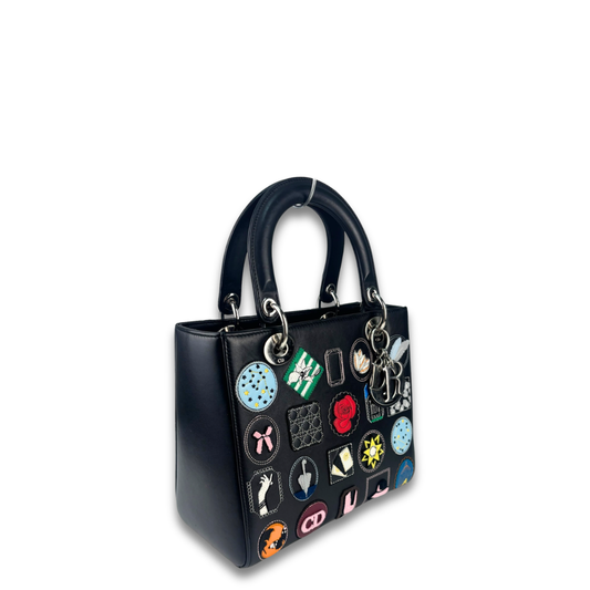 Dior Medium Limited Edition Patchwork Lady Dior