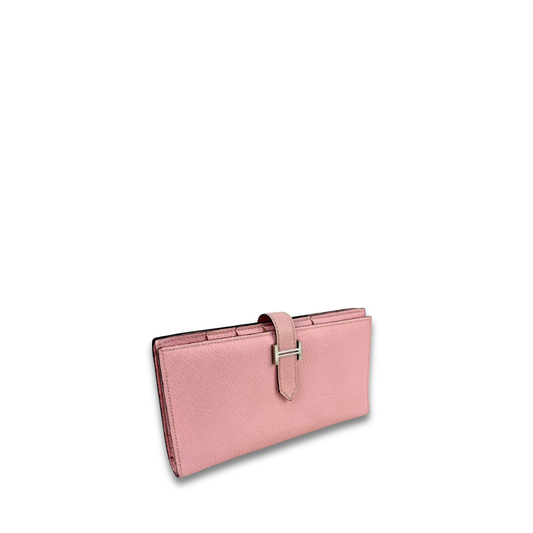 Hermès Swift Pale Pink Bearn Wallet