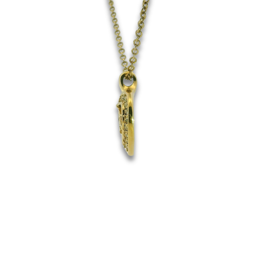 Dior Crystal Heart Necklace