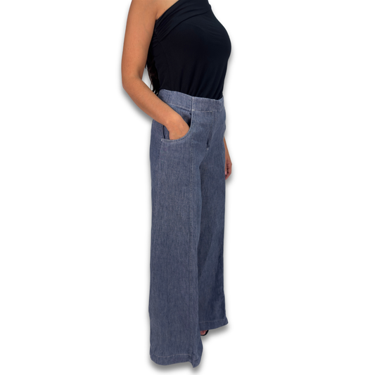TWP Chambray Drew Trousers - Size 2