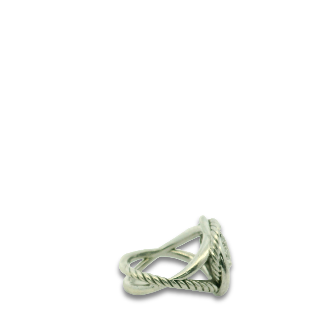 David Yurman Pavé Diamond Infinity Ring - Size 7