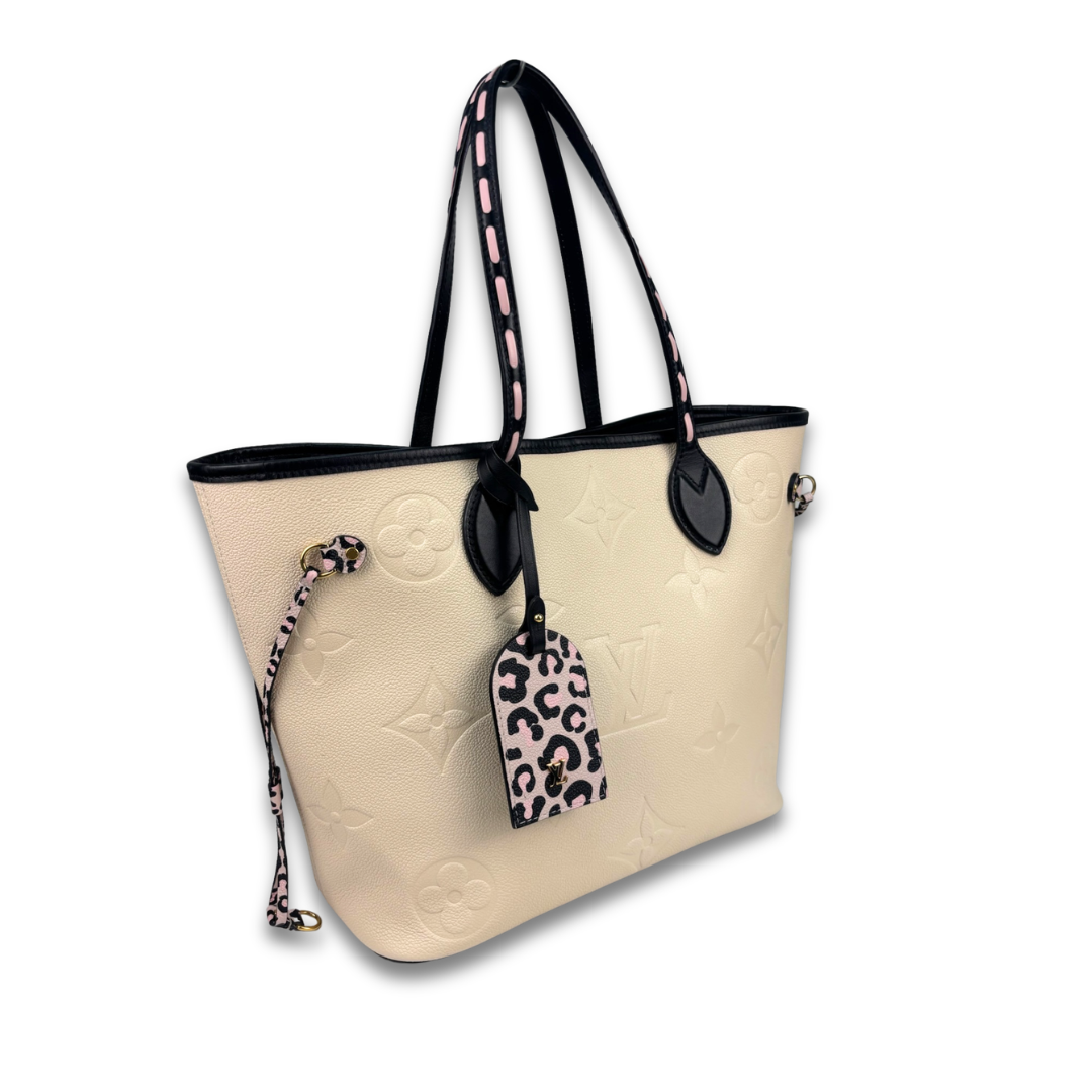 Louis Vuitton Pink Wild at Heart Neverfull MM
