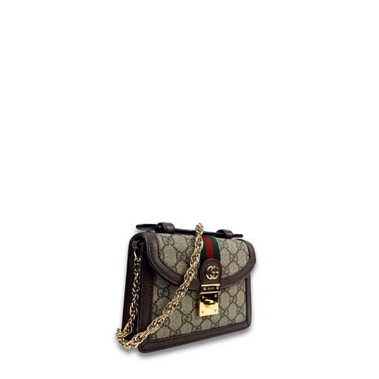 Gucci Mini Ophidia Top Handle Chain Bag