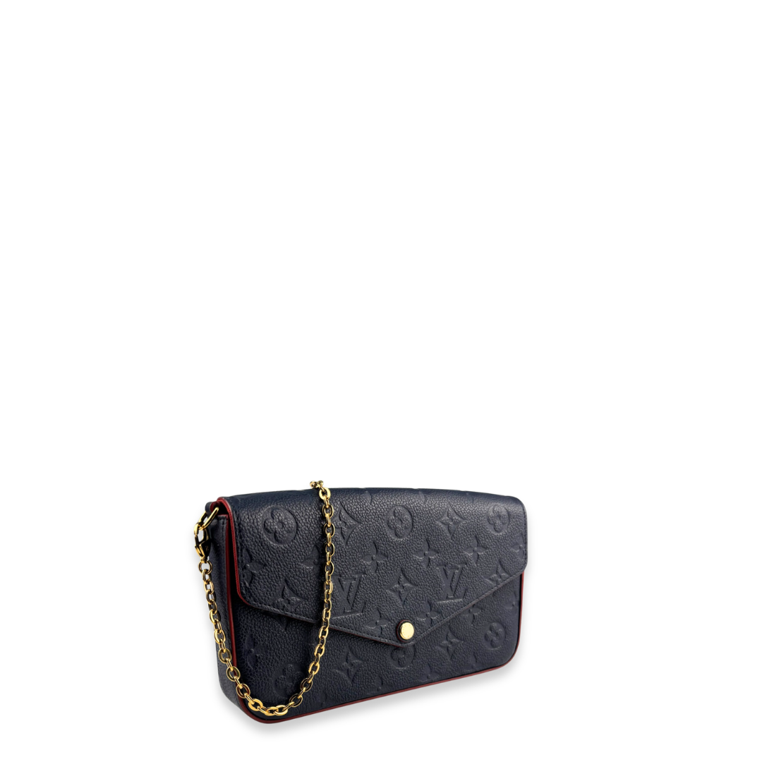 Louis Vuitton Navy Blue Empreinte Pochette Felicie