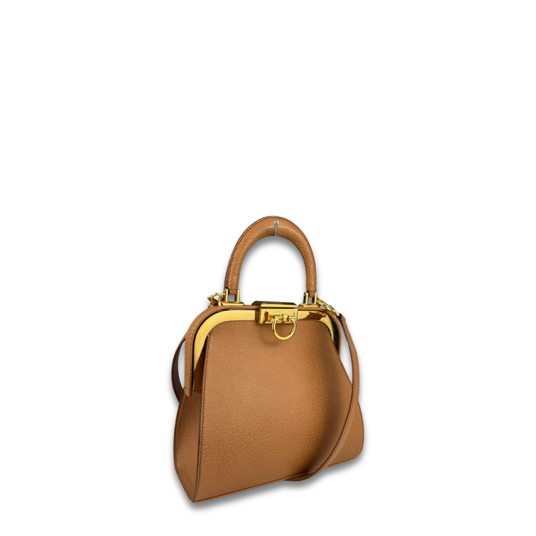 Dior Vintage Fermoir Top Handle Bag
