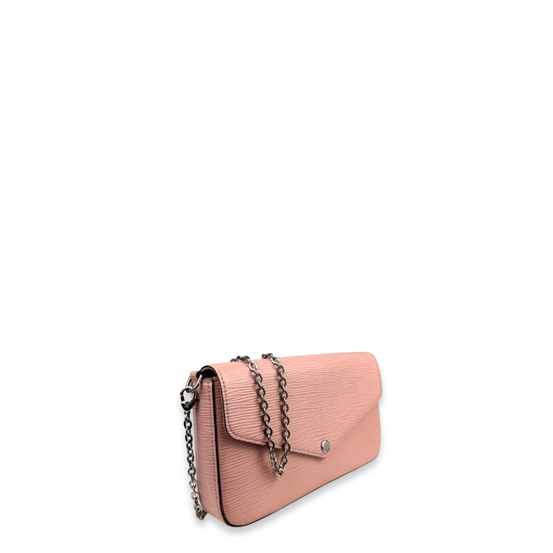 Louis Vuitton Pale Pink Epi Leather Pochette Felicie