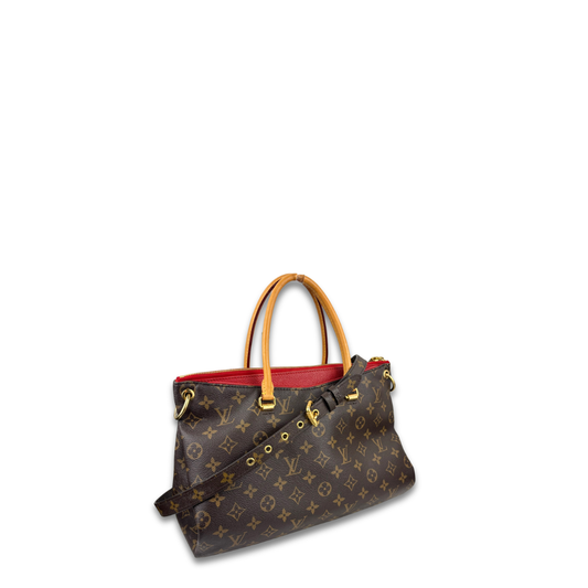 Louis Vuitton Monogram Pallas MM Red
