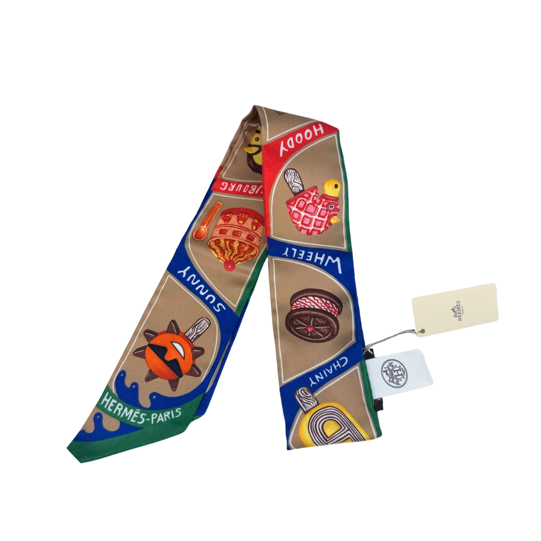 Hermès Funny Ice Cream Silk Twilly