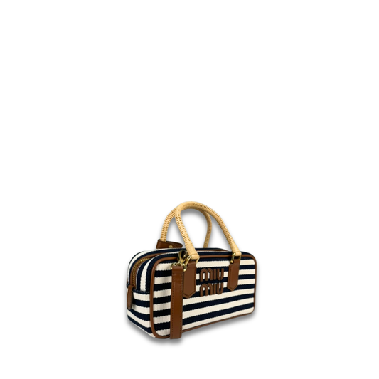 Miu Miu Striped Mini Beau Bag