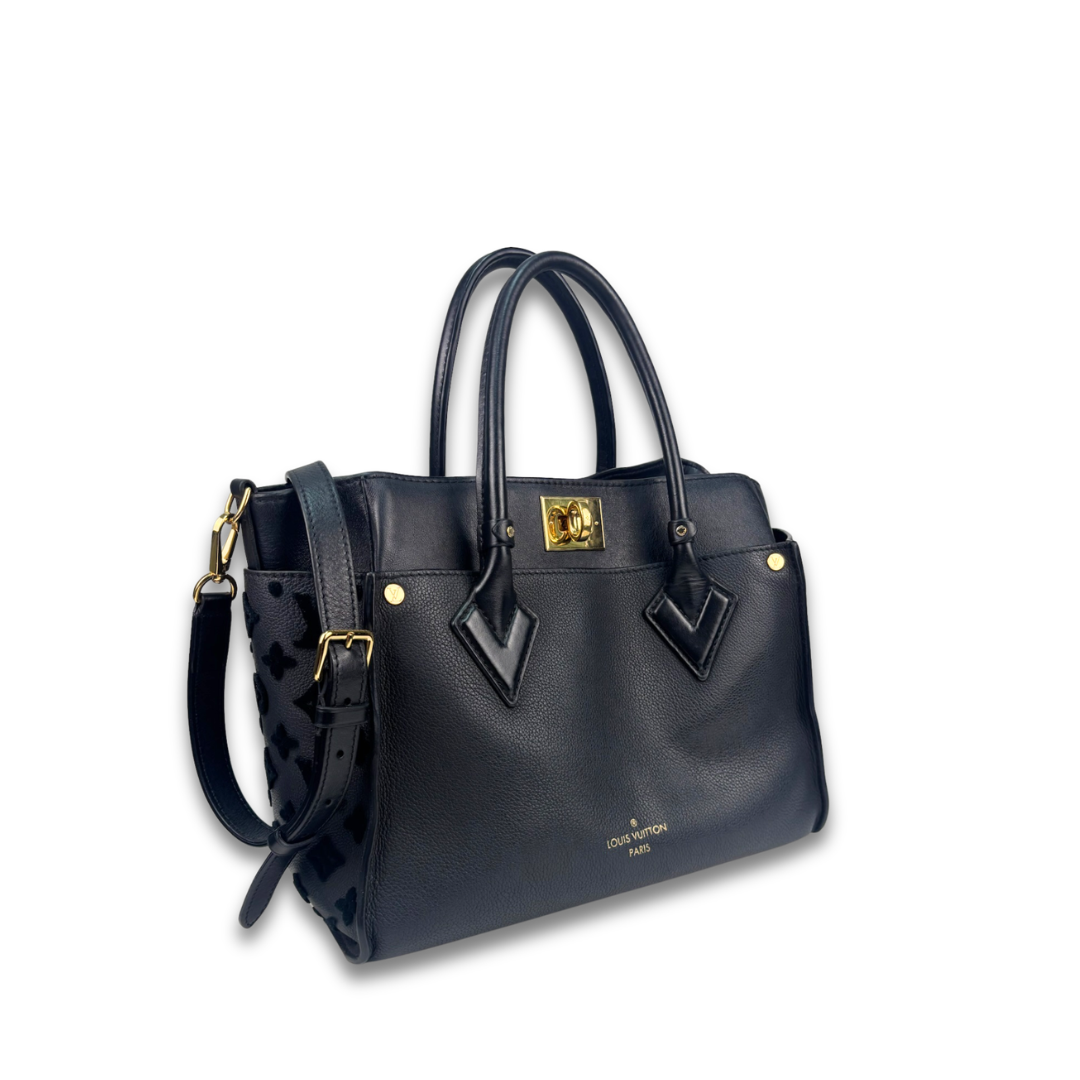 Louis Vuitton Black On My Side MM