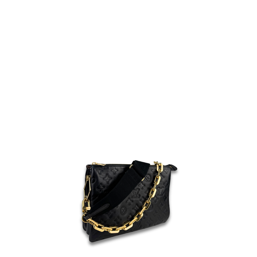 Louis Vuitton Black Coussin PM
