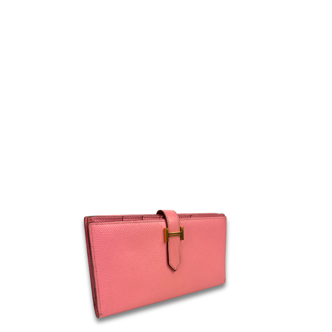 Hermes Swift Bearn Wallet Pink