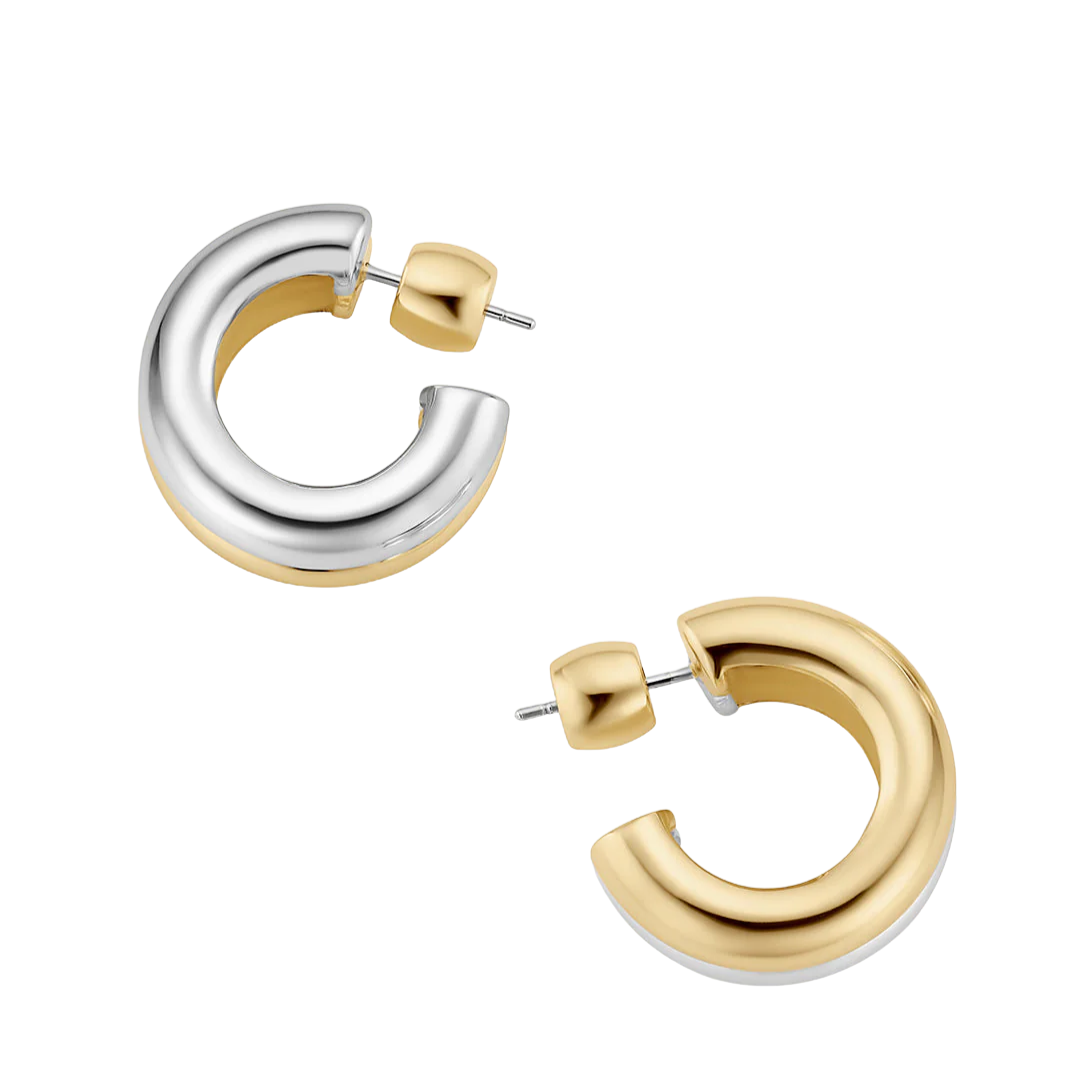 Gorjana Lou Mixed Stacked Hoops