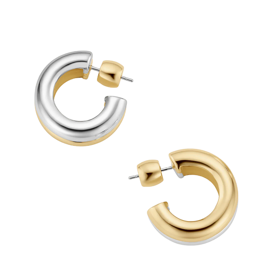 Gorjana Lou Mixed Stacked Hoops