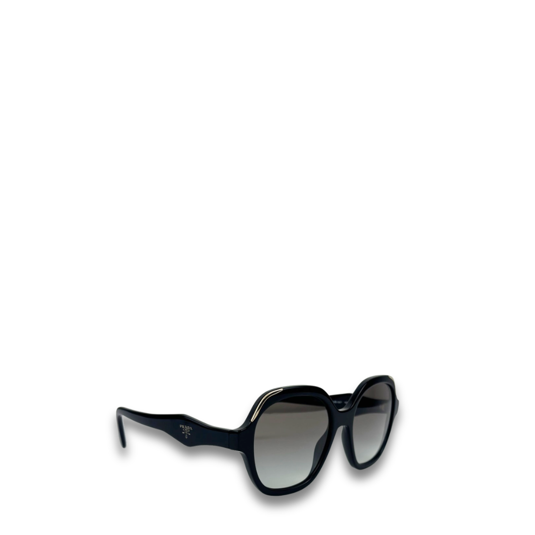 Prada Round Black Sunglasses