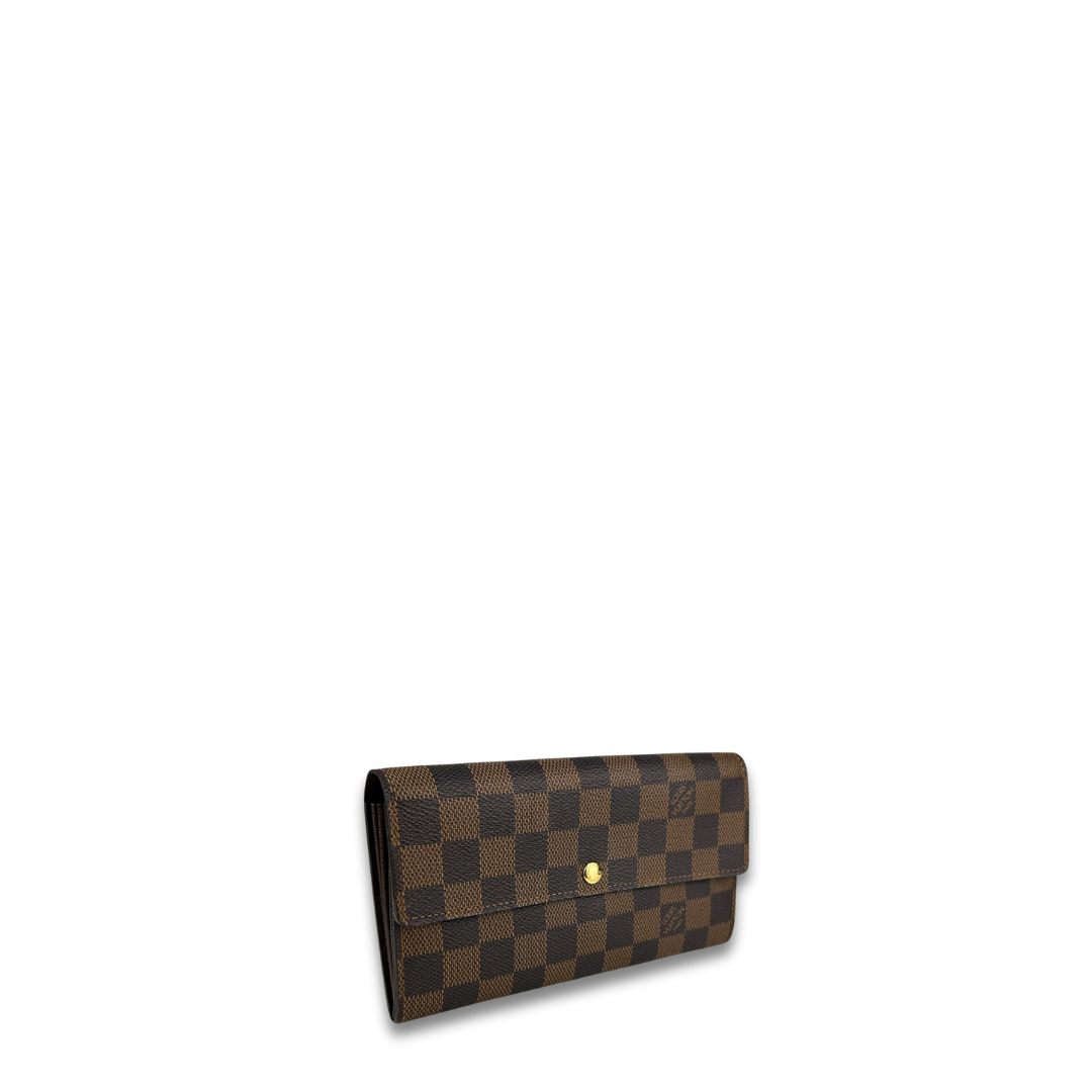 Louis Vuitton Damier Ebene Sarah Wallet